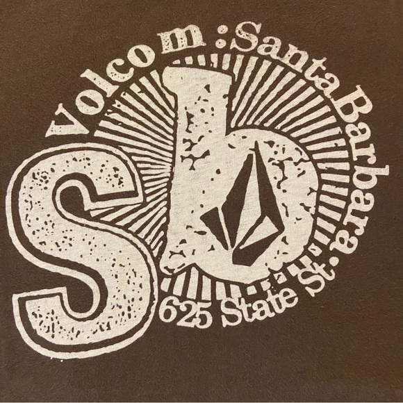 Volcom Santa Barbara State Street Skate slim fit shirt sz L SB - Picture 8 of 13